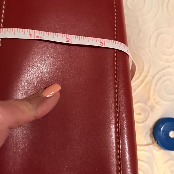 Wilson Leather Red Purse - Picture 7 of 8